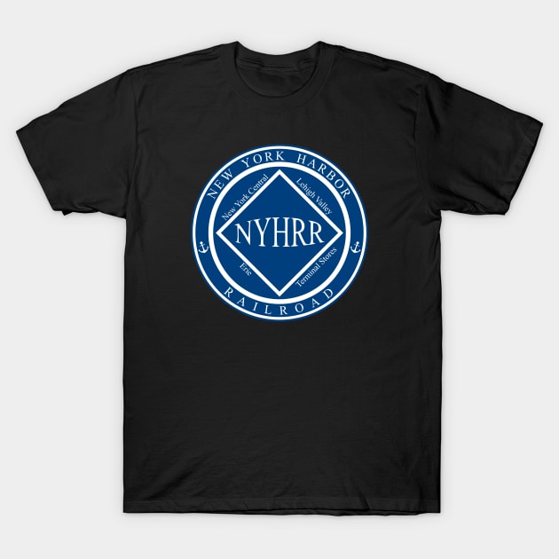 New York Harbor Railroad T-Shirt by Raniazo Fitriuro